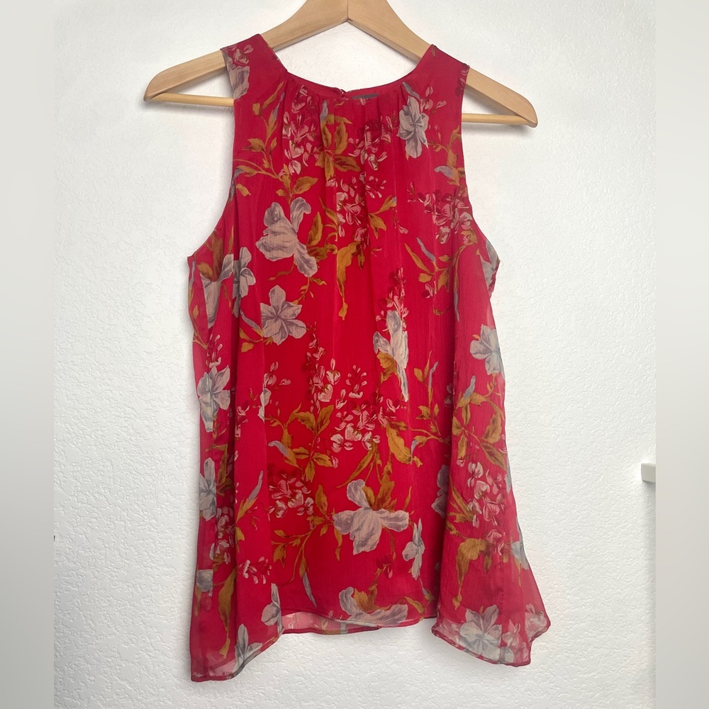 VINCE CAMUTO floral print top